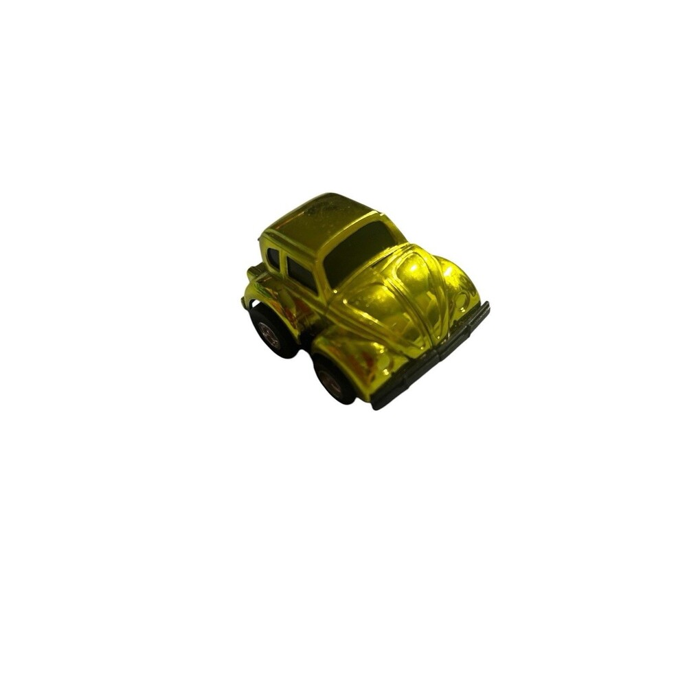 Vintage 1985 Hasbro Transformers G2 Bumblebee Metallic Gold Mini AutoBot Beetle